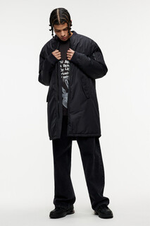пальто мужское Куртка-бомбер удлиненная на утеплителе Befree