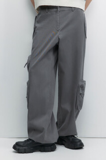 брюки женские Брюки широкие с большими карманами карго Befree