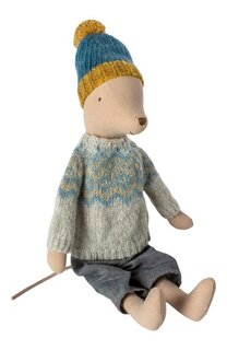 Игрушка Мышонок в зимнем наряде медиум Maileg