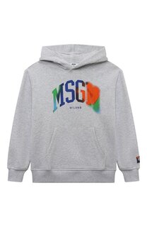 Хлопковое худи MSGM kids