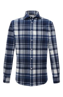 Хлопковая рубашка Brunello Cucinelli