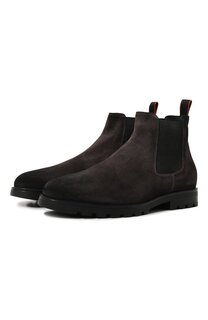 Замшевые челси Santoni