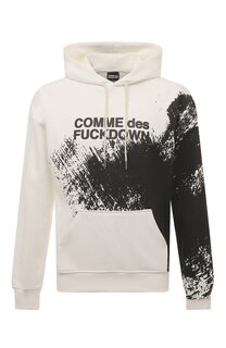 Хлопковое худи Comme des Fuckdown