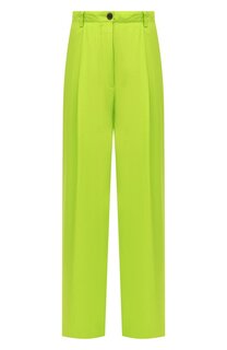 Брюки из шелка и хлопка Dries Van Noten