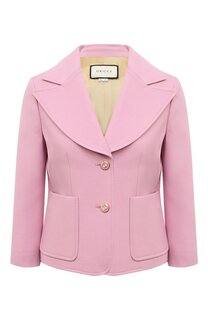 Жакет из шелка и шерсти Gucci