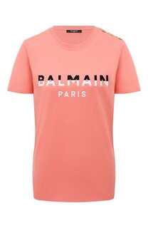 Хлопковая футболка Balmain
