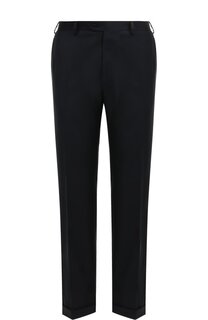 Шерстяные брюки прямого кроя Brioni