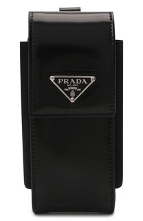 Кожаный чехол для iPhone Prada