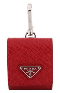 Кожаный чехол для AirPods Prada