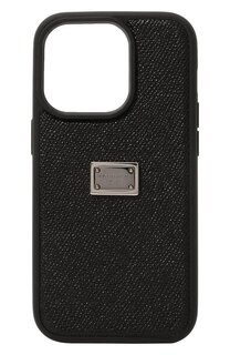 Кожаный чехол для iPhone 14 Pro Dolce & Gabbana