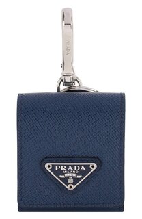 Кожаный чехол для AirPods Prada