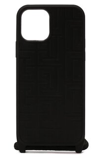 Кожаный чехол для iPhone 12/12 Pro Balmain