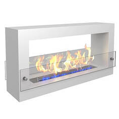 Биокамин ZeFire Quarter 1000, белый