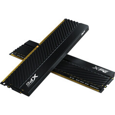 Память оперативная ADATA 16GB (2 x 8Gb) DDR4 UDIMM, XPG GAMMIX D45, 3200MHz CL16-20-20, 1.35V, Черный Радиатор AX4U32008G16A-DCBKD45