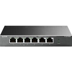 Коммутатор TP-Link TL-SF1006P 6x100Mb 4PoE+ 67W неуправляемый