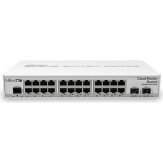 Коммутатор MikroTik CRS326-24G-2S+IN 24G 2SFP+ управляемый