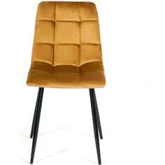 Стул TetChair Chilly (mod. 7094) металл/вельвет коричневый/черный G062-61