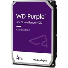 Жесткий диск Western Digital (WD) Original SATA-III 4Tb WD42PURZ Video Streaming Purple (5400rpm) 256Mb 3.5 (WD42PURZ)