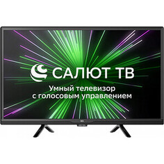 Телевизор BQ 24S23G (24, HD, SmartTV, Салют ТВ, WiFi, Bluetooth) Черный
