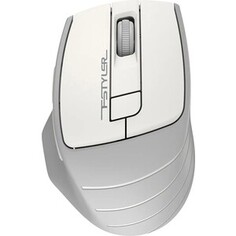 Мышь беспроводная A4Tech Fstyler FG30S white/grey (USB, оптическая, 2000dpi, 6but, silent) (FG30S WHITE)