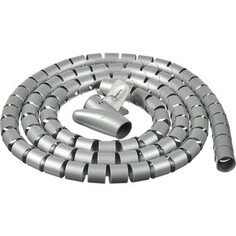 Кабельный органайзер Buro BHP CG252S Spiral Hose 25x2000mm Silver