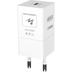 Сетевое зарядное устройство (СЗУ) Hiper HP-WC009 3A PD+QC универсальное белый