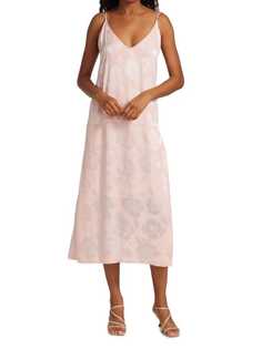 Платье-комбинация halstatt с цветочным принтом Rachel Comey Blush