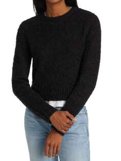 Укороченный свитер Re/done, чёрный