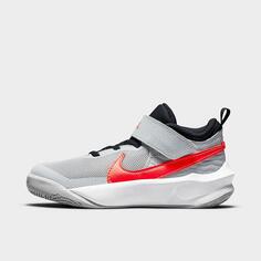 Баскетбольные кроссовки для малышей Nike Team Hustle D 10, красно-серый