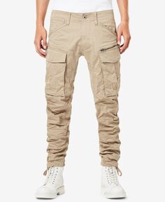 Мужские прямые зауженные брюки-карго rovic zip 3d G-Star Raw