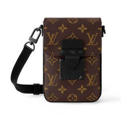 Сумка-бумажник Louis Vuitton S-Lock Vertical, коричневый