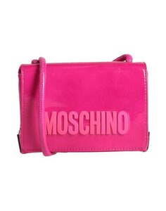 Сумка через плечо MOSCHINO, фуксия