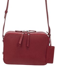 Женская шагреневая сумка через плечо Rachel Camera Style Mancini, красный