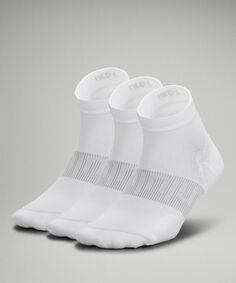 Женские носки до щиколотки Power Stride 3 шт Lululemon, белый