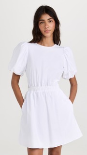 Платье мини English Factory Cut Out Poplin, белый