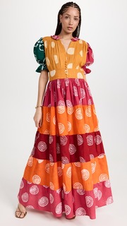 Платье макси Elisamama Adunni, разноцветный