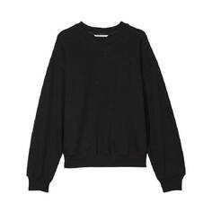 Толстовка Victoria&apos;s Secret Cotton Fleece Oversized, черный
