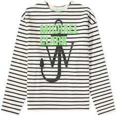 Свитшот Jw Anderson X Michael Clark Anchor Sweatshirt, белый/черный