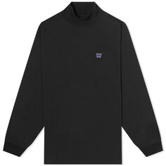 Лонгслив Needles Mock Neck, черный