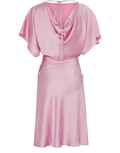 Мини-платье с драпированными рукавами и вырезом Victoria Beckham