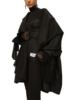 Пальто из тафты KIM DOLCE&amp;GABBANA Dolce &amp; Gabbana, черный