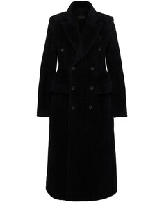 Пальто «Песочные часы» Balenciaga, черный