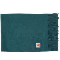 Шарф Carhartt Wip Clan Scarf, бирюзовый