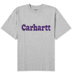 Футболка Carhartt Wip Bubbles Logo Tee, серый