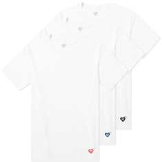 Комплект футболок Human Made, 3 предмета, белый