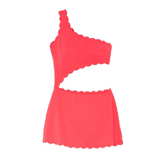 Пляжное платье Victoria&apos;s Secret Swim Scallop, кораловый
