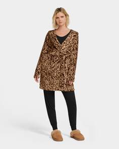 Халат Miranda Fleece Robe UGG, коричневый