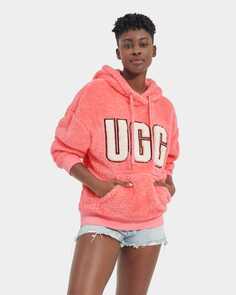 Толстовка Loyra UGGfluff Logo Hoodie UGG, розовый