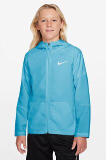 Тканевая тренировочная куртка Dri-Fit Nike, синий