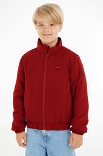 Красная утепленная куртка Essential для мальчиков Tommy Hilfiger, красный